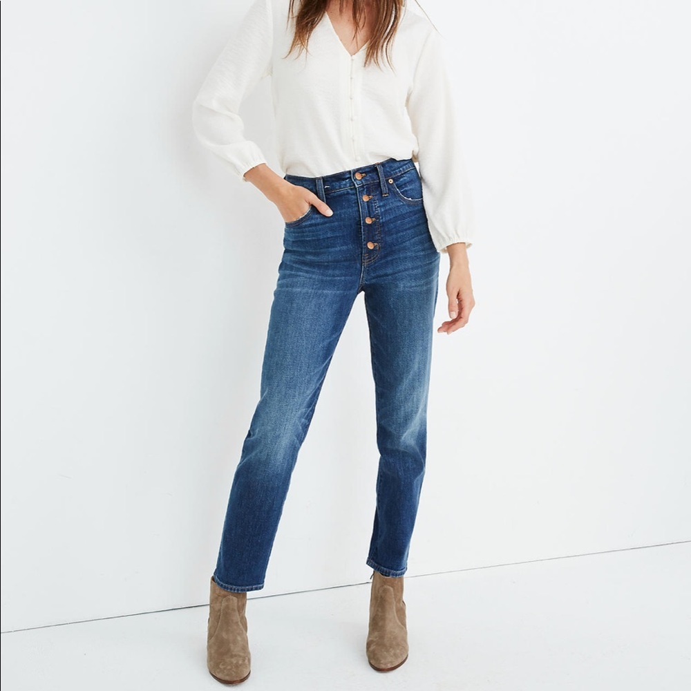 Madewell The Perfect Vintage Jean: Button-Front